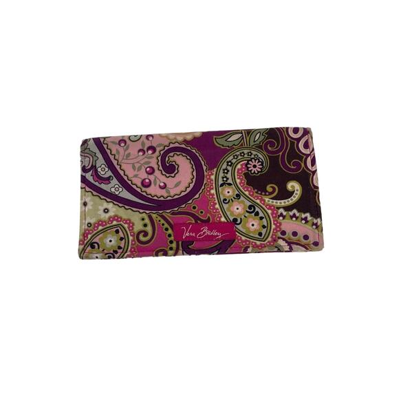 Vera Bradley Verry Berry Paisley CheckBook Cover - Picture 4 of 4